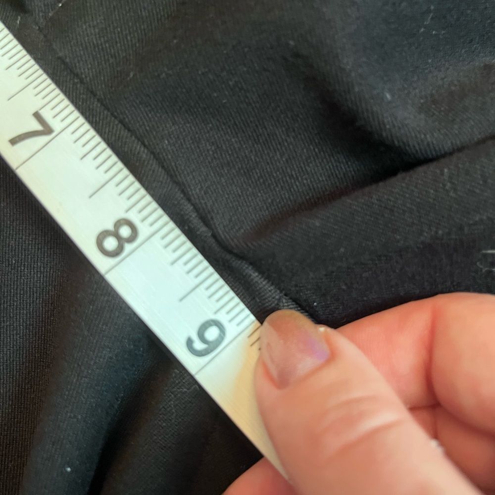 Banana Republic Black Sloan Slim Fit Pants Size 6 - Picture 6 of 7